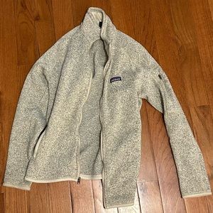 Patagonia Women’s Better Sweater Fleece Jacket in Birch White